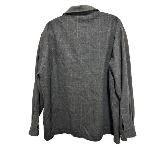 Field & Stream Vintage Flannel Jacket Shirt 1950's Rockabilly All Wool Size 46 - Picture 10 of 10